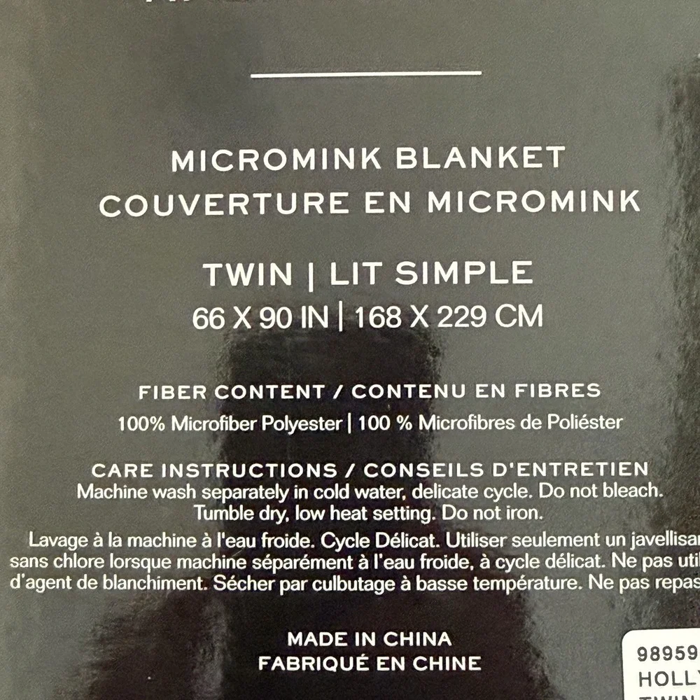 Lauren Ralph Lauren Twin Micromink Blanket 66